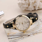 BOWERY LEATHER TIMEPIECE