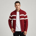 Isaac - Textured Cable Knit Cardigan