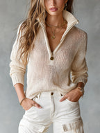 Monica | Elegant Knit Sweater Top