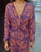 Violet | Women’s Wedding Guest A-Line Maxi Dress