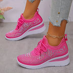 Kylie | Lightweight Lace Up Sneakers