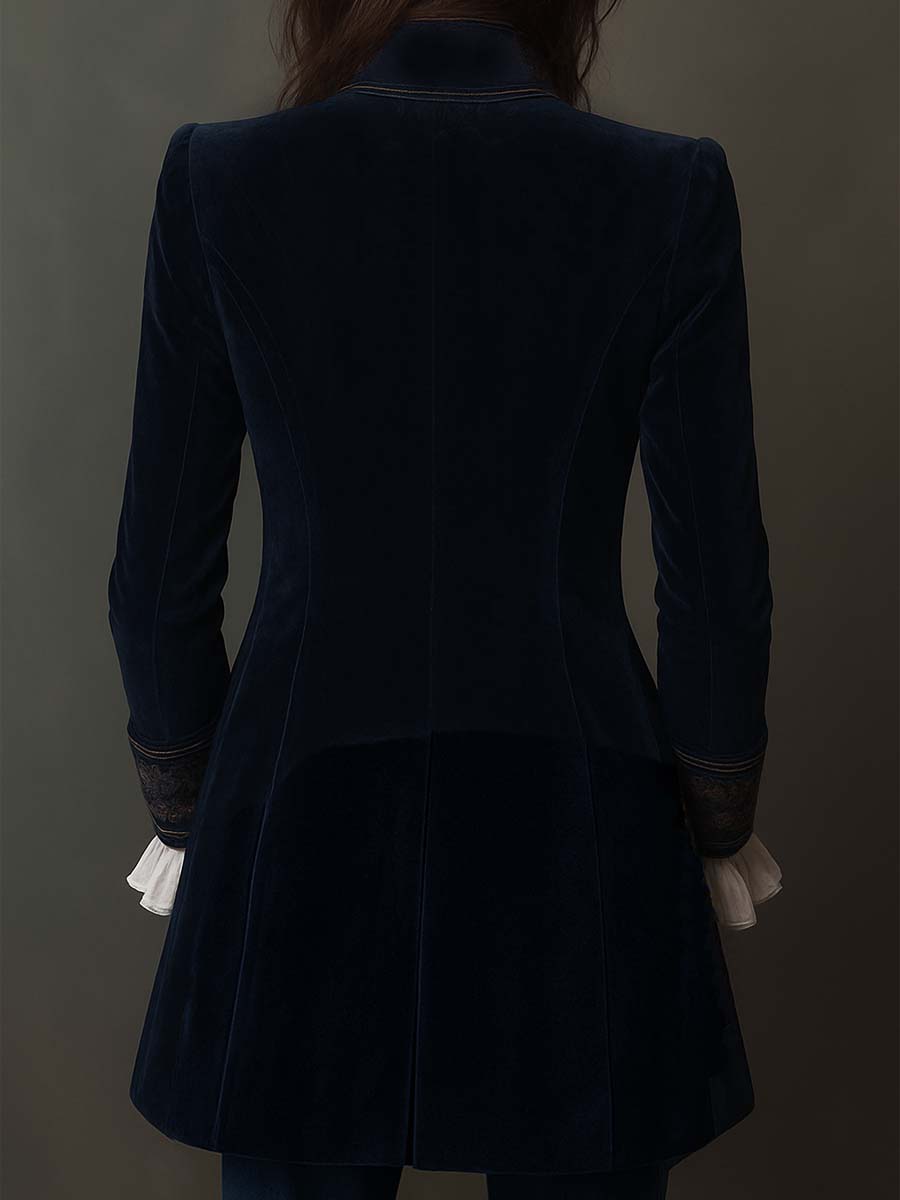 Women’s Vintage Embroidered Long Jacket