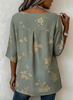 Denise - Floral Embroidered Blouse