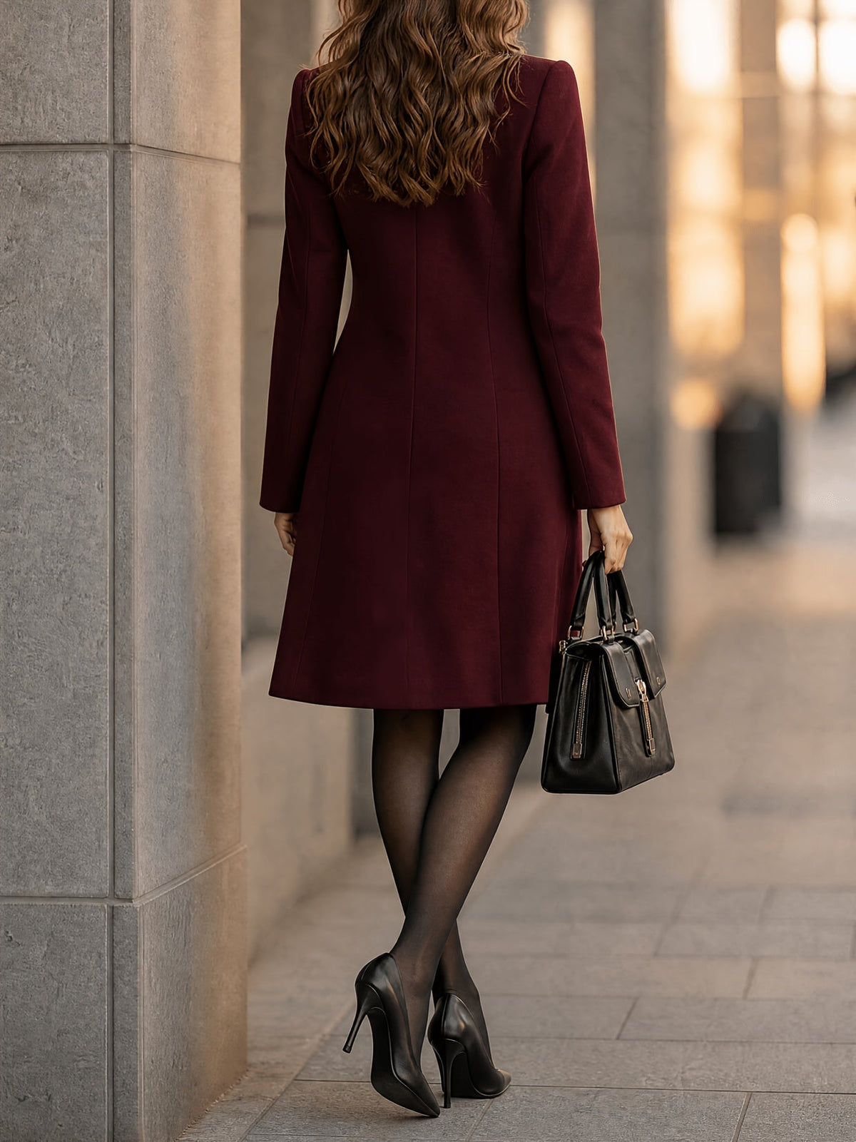 Angie - Tailored Double-Breasted Coat