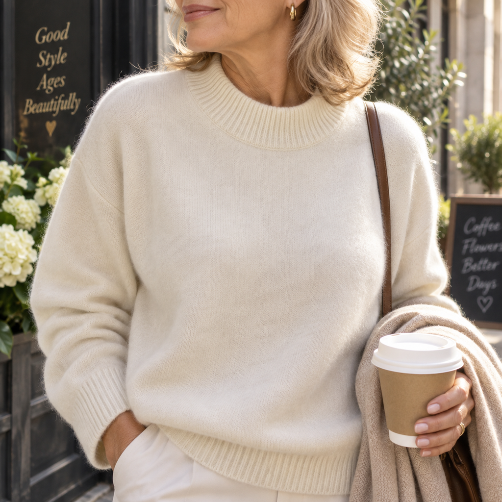 Harlow - Soft Mock Neck Sweater