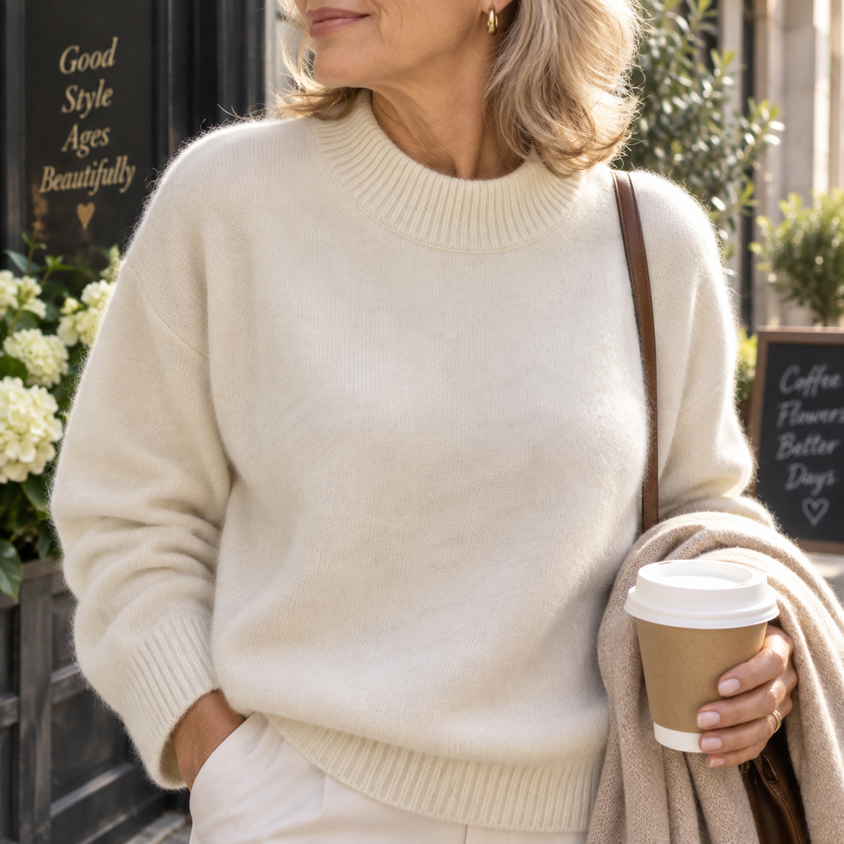 Harlow - Soft Mock Neck Sweater