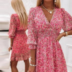 Thessaly | Elegant Floral Maxi Dress-