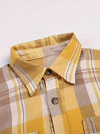 Herine - Gingham Long Sleeve Summer Shirt