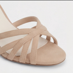 Orlissa | Women's Open Toe Block Heel Pumps