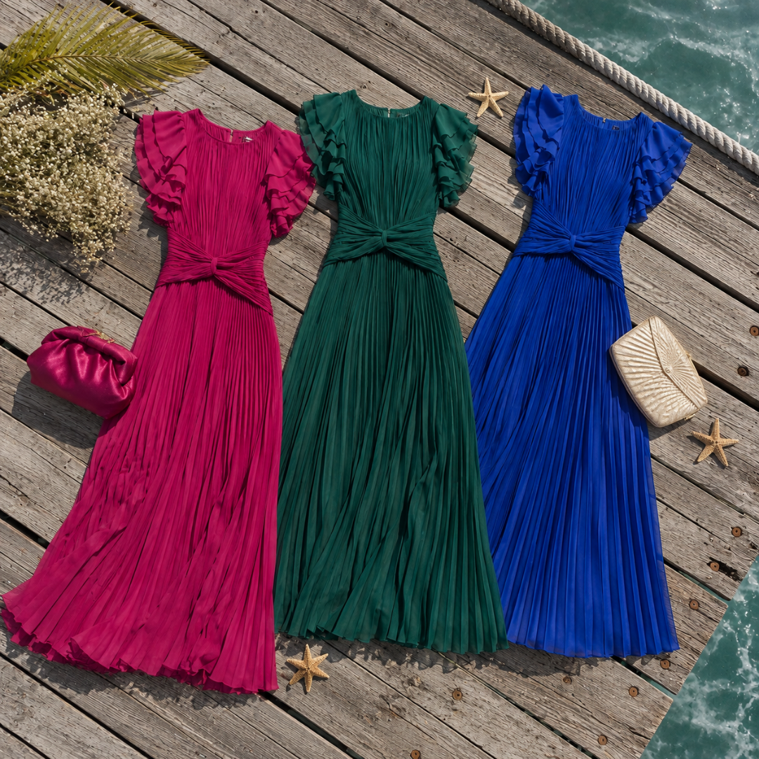 Lara | Classic Pleated Dress