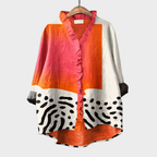 Rowena | Artistic Print Summer Blouse