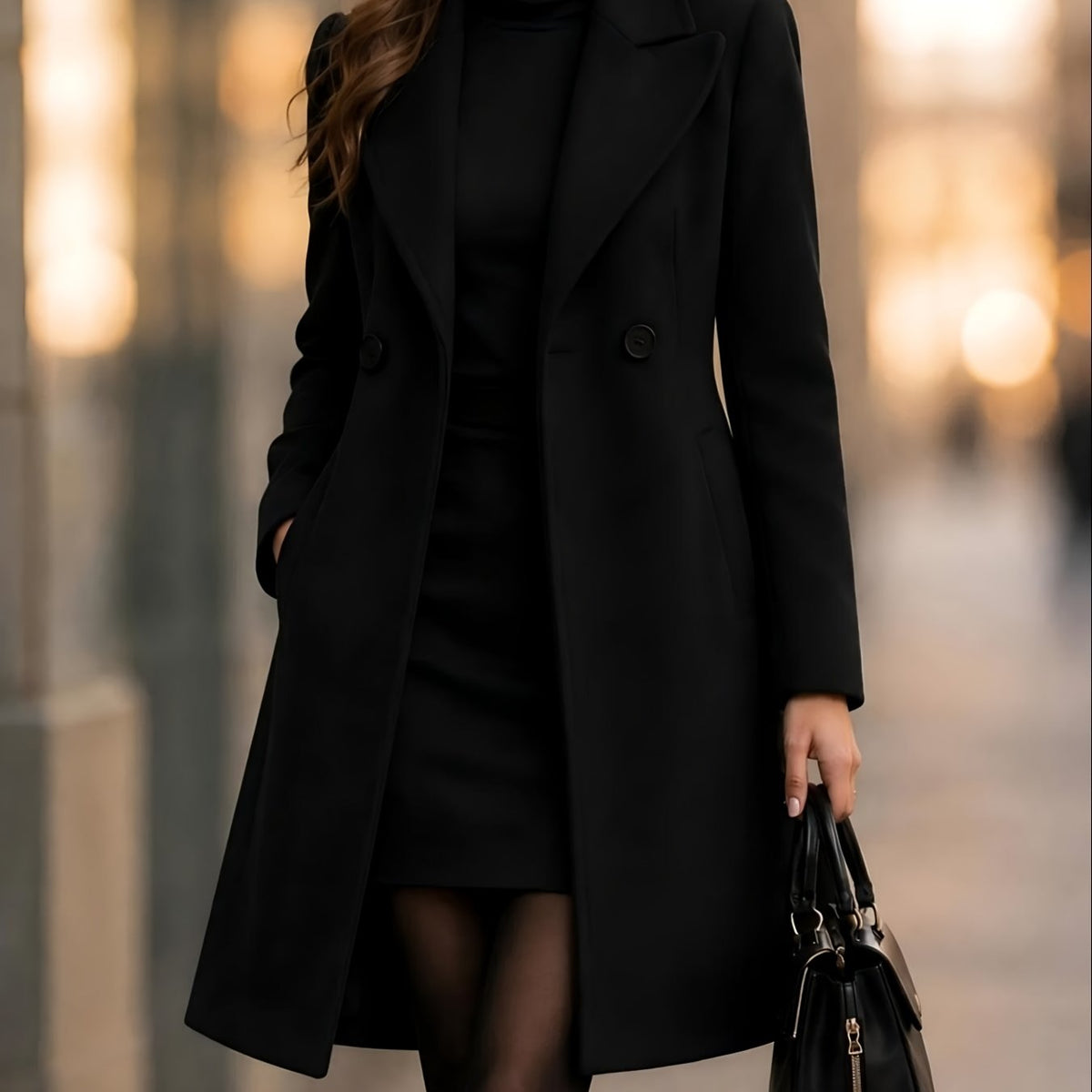 Angie - Tailored Double-Breasted Coat