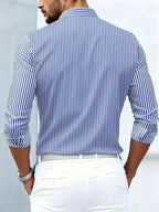 Timmy - Vintage Striped Long Sleeve Shirt