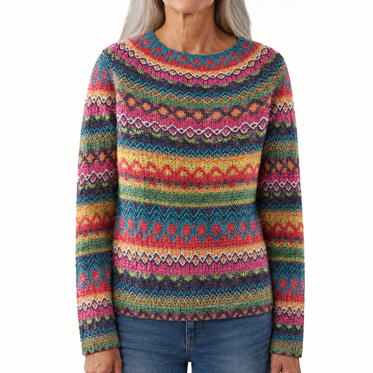 Aurora - Retro Scandinavian knitted sweater