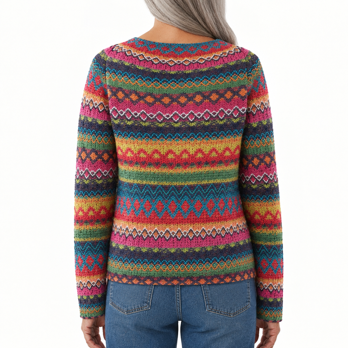 Aurora - Retro Scandinavian knitted sweater