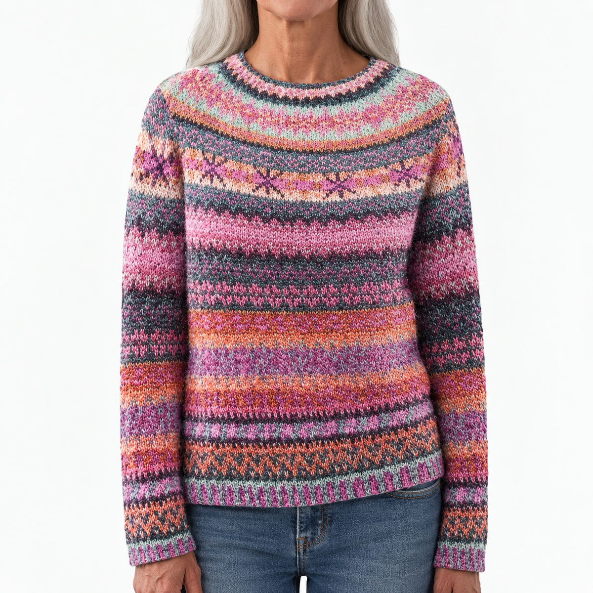 Brooke - Retro Scandinavian knitted sweater