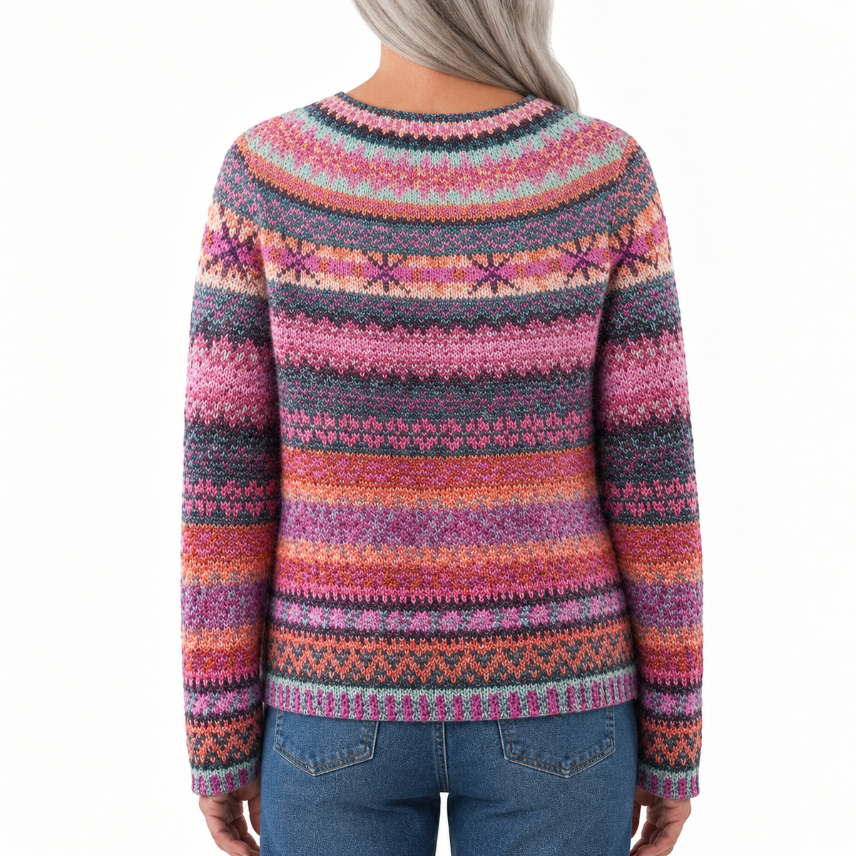 Brooke - Retro Scandinavian knitted sweater
