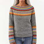 Charlotte - Retro Scandinavian knitted sweater