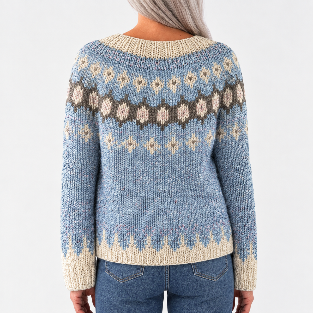 Christine - Retro Scandinavian knitted sweater