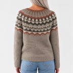 Debbie - Retro Scandinavian knitted sweater