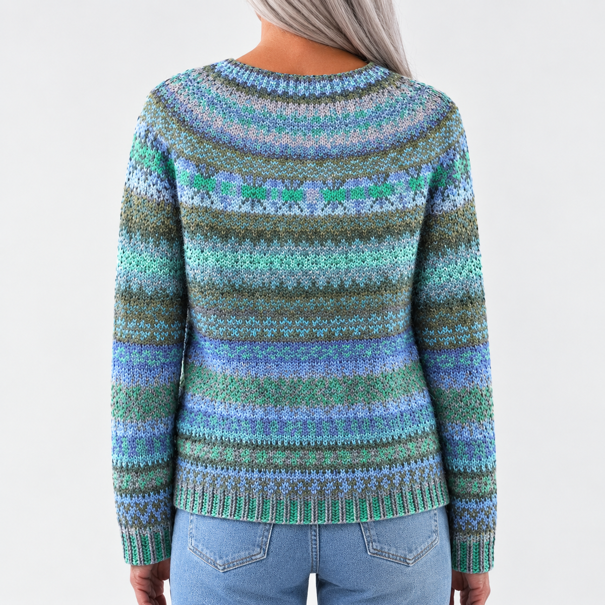 Diane - Retro Scandinavian knitted sweater