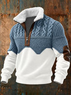 Everett - Textured Knit-Look Sweater