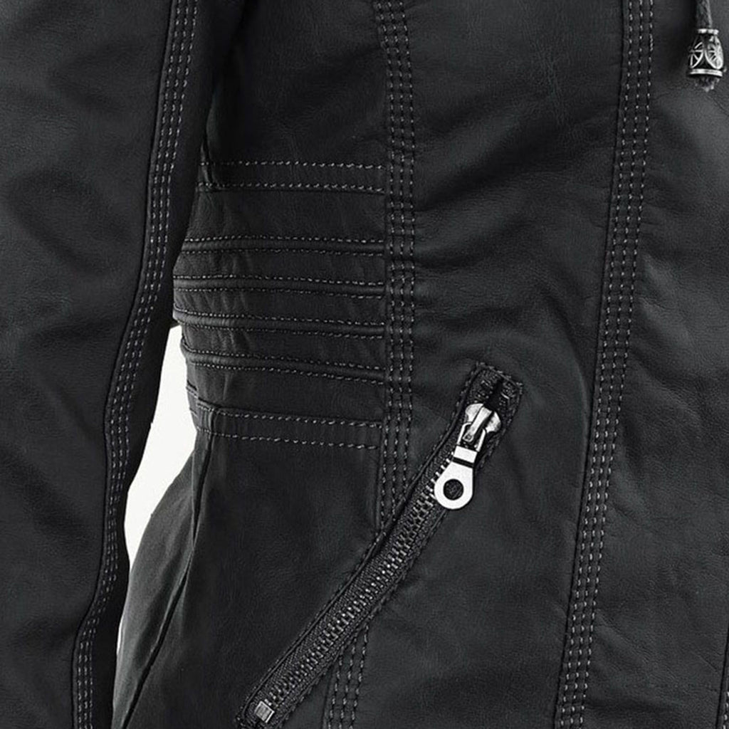 Esmé™ | Hooded Moto Jacket