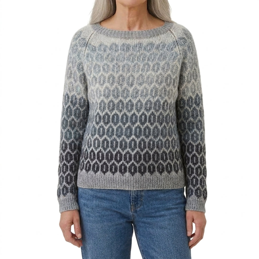 Sanya - Retro Scandinavian knitted sweater