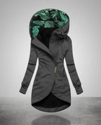 Women's Long Hooded Quilted Coat
