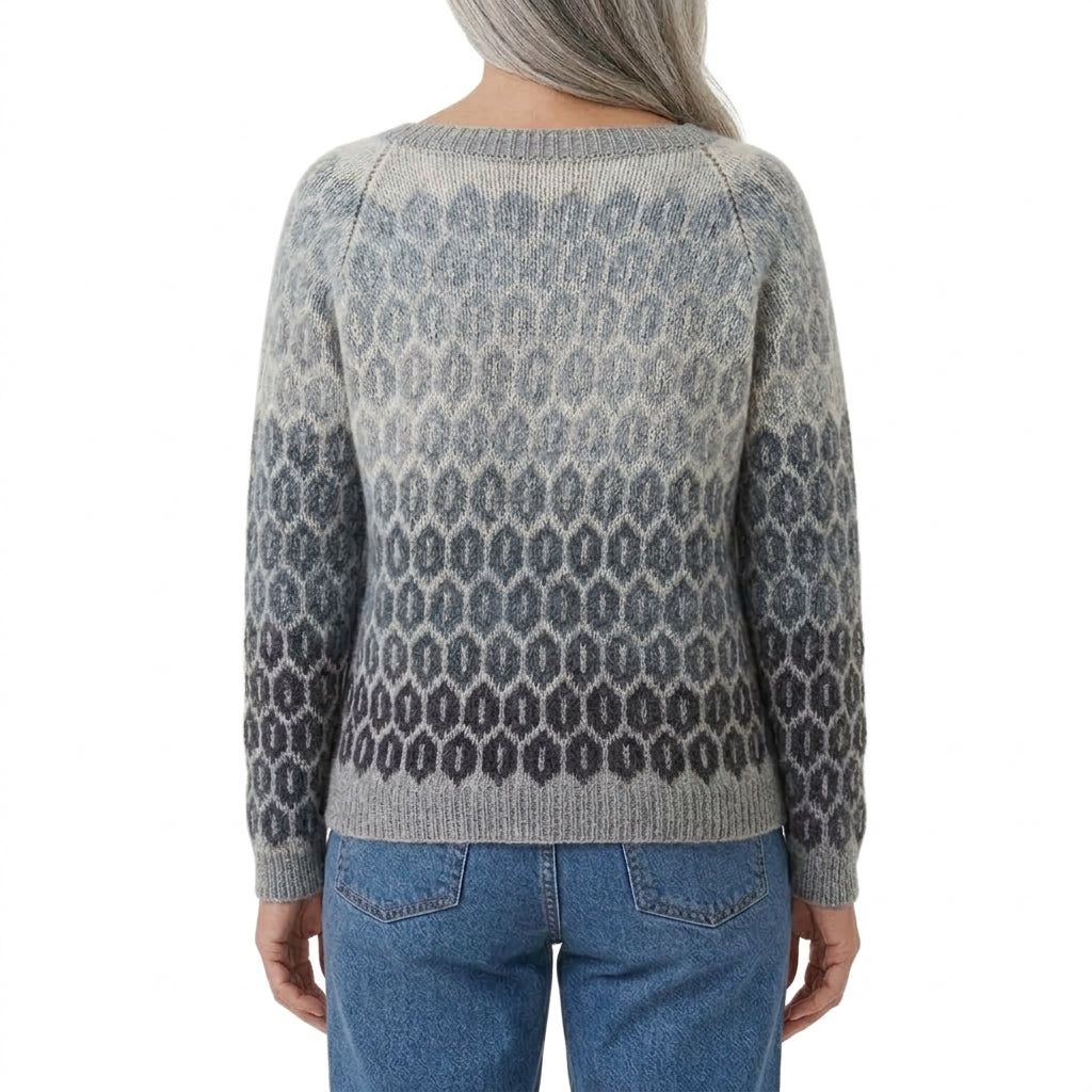 Sanya - Retro Scandinavian knitted sweater
