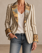 Women’s Tailored Striped Blazer
