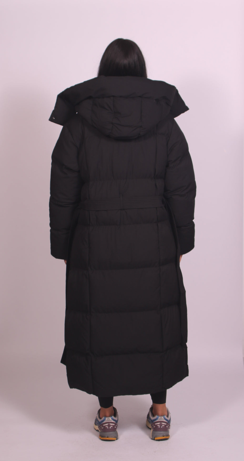 Denise – Hooded Puffer Longline Coat