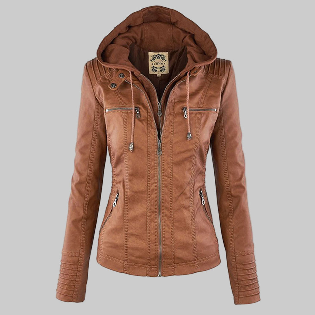 Esmé™ | Hooded Moto Jacket