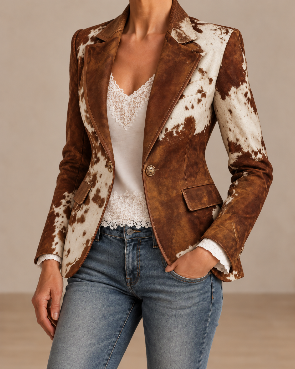 Women’s Statement Printed Blazer