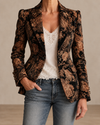 Women’s Floral Print Tailored Blazer