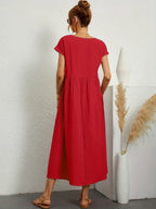 Ursina | Fluid Midi Dress-