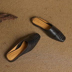Liora Geniune Leather Mules
