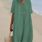 Silvana | Relaxed Textured Maxi Dress-