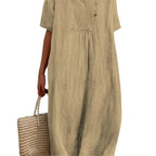 Silvana | Relaxed Textured Maxi Dress-