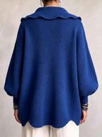 Elara - Ribbed Knit Button Cardigan
