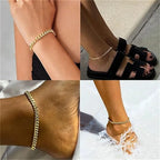 Duo Chain Anklet Set
