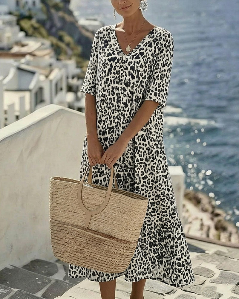 Xanthe | Casual Midi Dress