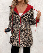 Savannah - Reversible Hooded Leopard Coat