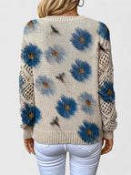 Aurelia – Elegant Floral Sweater