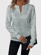 Nora™ | Sweater with Zipper