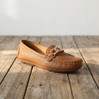 Eden - Flat Diamond Buckle Loafers