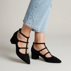 Sorelle | Women's Classic Block Heel Pumps in Nude