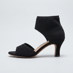 Camille | Women's Stretch Open Toe Heeled Pumps