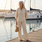 Elena™ – Linen Cotton Two-Piece Set