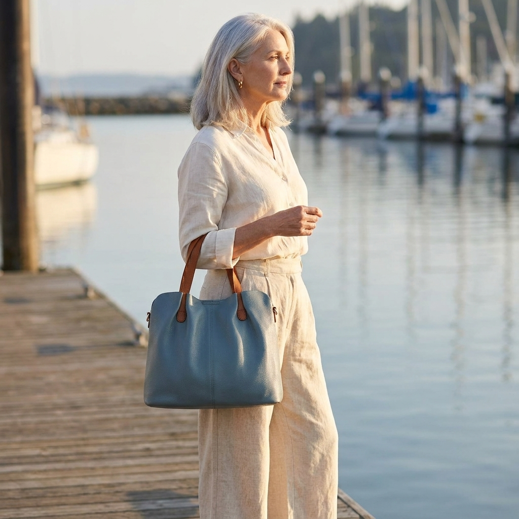 Classic Structured Tote Bag – Elegant Everyday Carryall